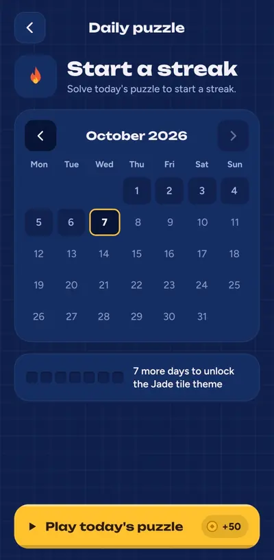 Tilora: daily puzzle